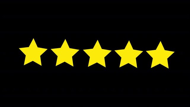 Five-Star Rating Review Animation

Customer Feedback & 5-Star Rating
