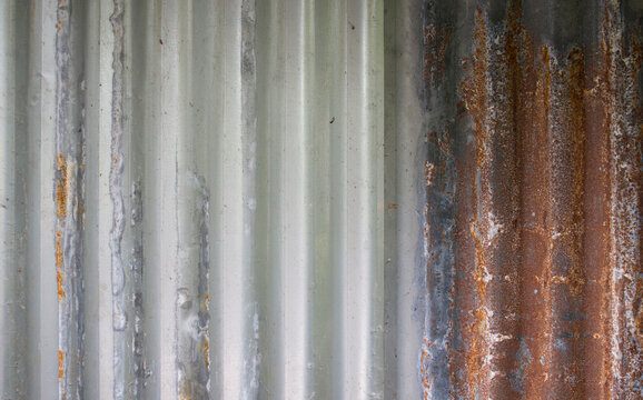 Zinc galvanized sheet texture or galvanize steel sheet background.