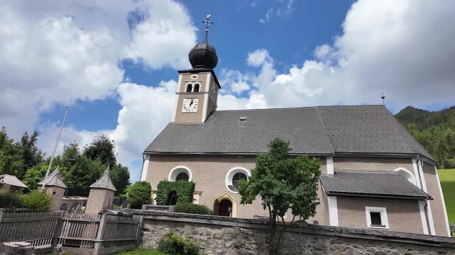 Aesthetic view of the historic church in Hohentauern Styria