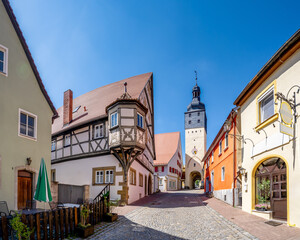 Obraz premium Altstadt, Uffenheim, Deutschland 