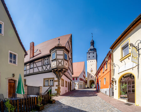 Altstadt, Uffenheim, Deutschland 