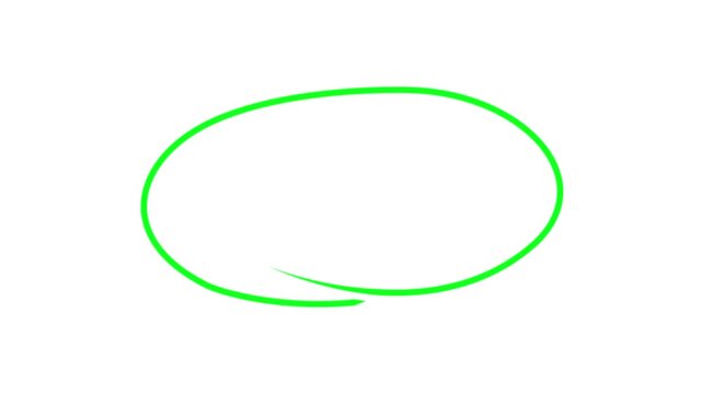 rad hand drawing different circles isolated marker pen, hand-drawn on transparent background,