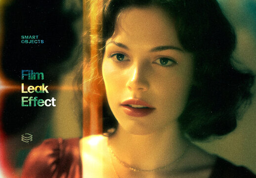 Film Leak Effect For Poster And Social Media Design