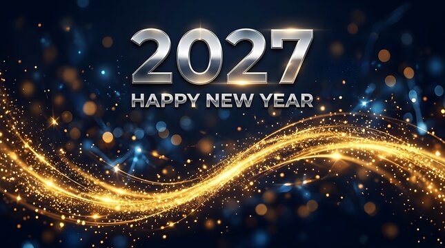 Celebrating the arrival of the year 2027 with dazzling displays of light hope and anticipation for a future filled with joy prosperity and unforgettable moments
