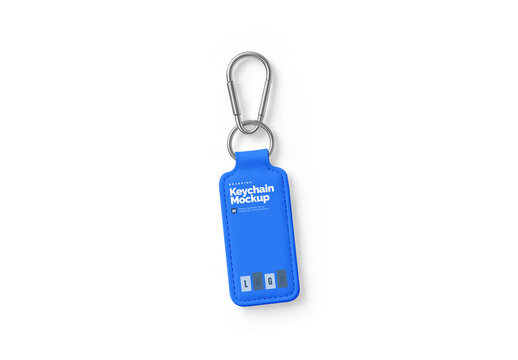 Keychain Mockup Template for Creative Brand Design and Launch