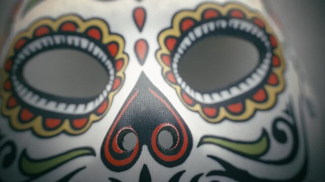 Mexican day of the dead sugar skull mask