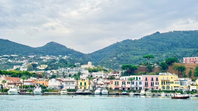 Casamicchiola Terma waterfront on the island of Ischia, Italy
