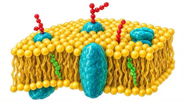 Plasma membrane structure: fluid mosaic model of the phospholipid bilayer