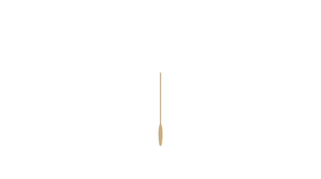 Minimalist wooden toothpick icon