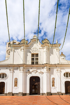 Die Kirche Chiesa di Santa Sofia in Anacapri auf der Insel Capri in Italien