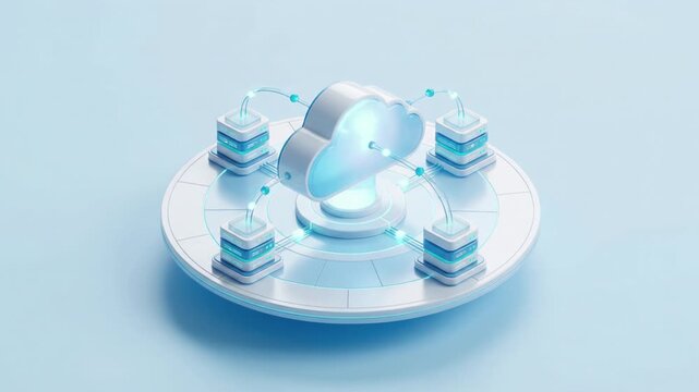 Cloud computing technology with data servers network