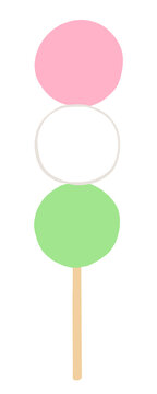 お花見団子のイラスト