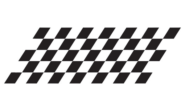 illusion parallelogram grid black and white geometric pattern