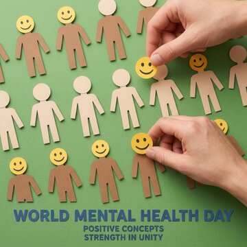 Positive Concepts Strength In Unity For Mental Health Awareness