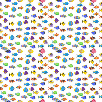 Colorful Seamless Circle Pattern with Floral Shapes, Hearts, Leaves and Cute Decorative Elements for Wallpaper and Textile Design