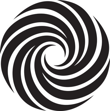 swirl vortex and spiral abstract design element vector illustration