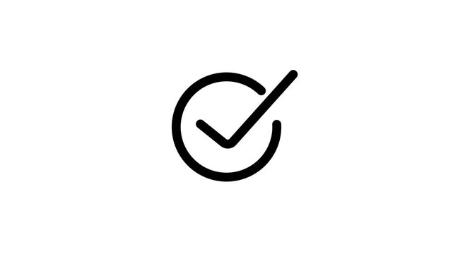 Minimalist circular loading spinner animation on white background, for ui ux, progress circle