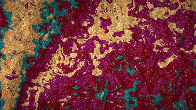 High-resolution 8K abstract procedural image generated with JavaScript. This highly detailed digital background features a rugged, granular texture with irregular, organic borders resembling crumpled 