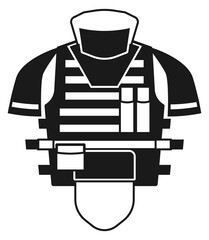 Obraz premium Individual integrated fighting system. Military pocket vest