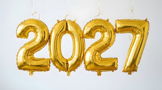 Celebrating the dawn of 2027 a golden new year filled with hope joy and exciting possibilities for everyone