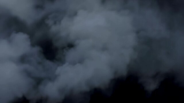 Heavy Atmospheric Smoke Filling the Frame Wide Cloud