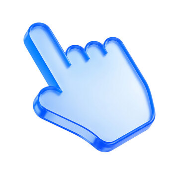 3D Hand Cursor Click Pointer