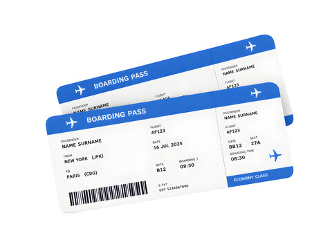 Airline Boarding Pass Tickets