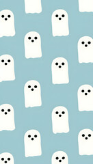 Obraz premium Cute ghost-themed wallpaper for your phone