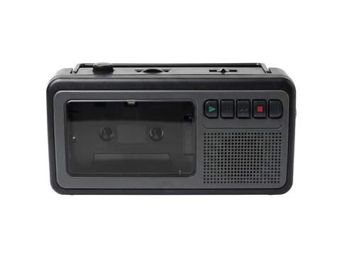Vintage Portable Cassette Tape Recorder