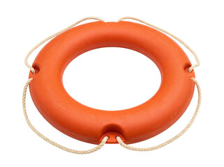 Orange Life Buoy Ring Isolated © Frodo
