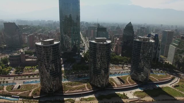 video a&eacute;reo Santiago de Chile - Providencia 03