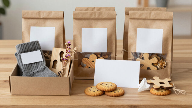 Friendship care package with simple comforting gifts