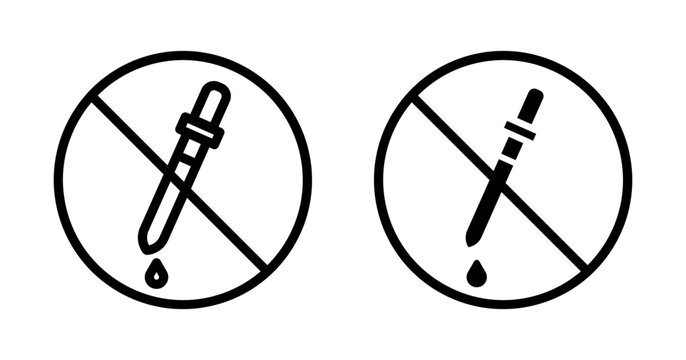 No artificial flavor icon flat outline in black