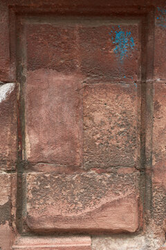 Pink cantera stone wall texture