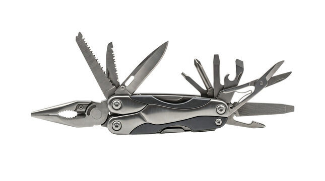 old multi tool isolated