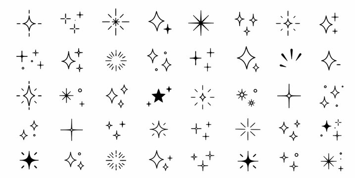 Twinkle Star, Glitter Spark and Magic Light Doodle Set