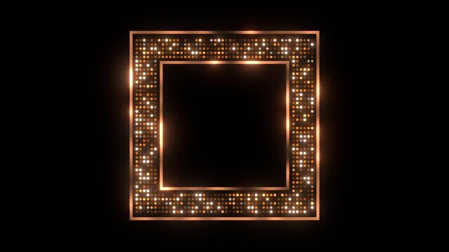 sparkle particles decoration frame background