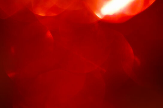 abstract red blurred bokeh background