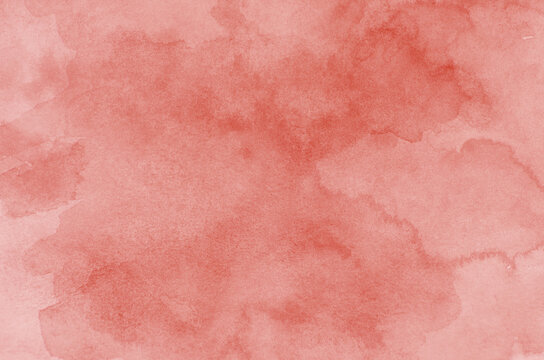 Abstract red watercolor background texture