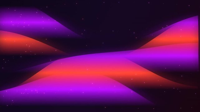 Abstract cosmic background with glowing purple and orange light waves