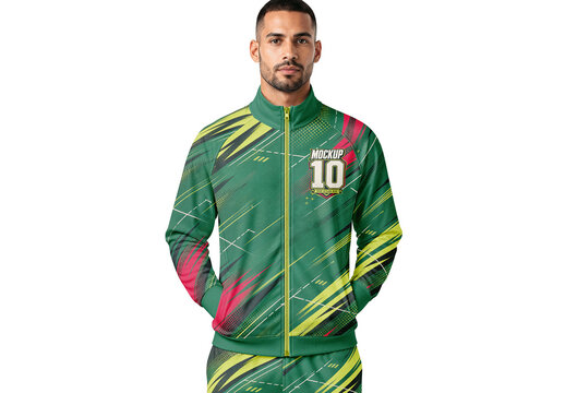 Track Jacket Studio Mockup