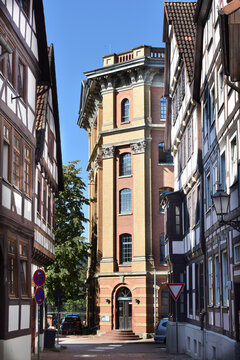 Blick zur Pfortm&uuml;hle in Hameln