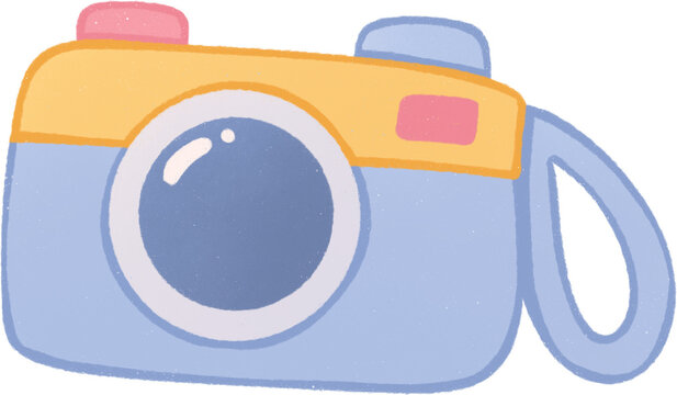 Cute Vintage Camera, Kawaii Summer Photo Camera