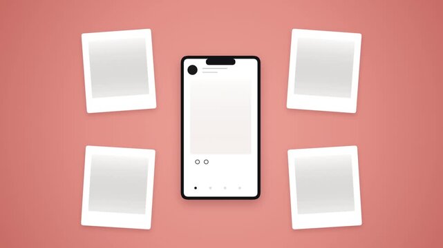 Instagram template app screens post features design. Instagram mockup interface on Iphone smartphone, Instagram profile, post story reels mockup frames