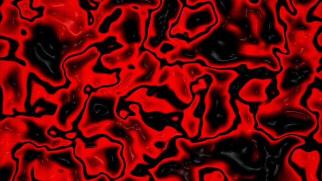 Abstract Liquid Red and Black Magma Texture Background