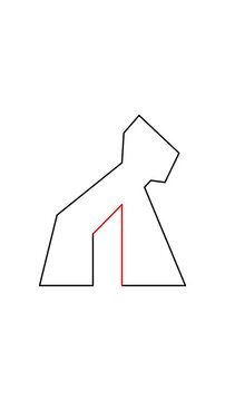 How to draw gorilla from number 1 tutorial, easy line art animal drawing lesson for kids, simple step by step educational art animation video for children learning activity and creative channel.