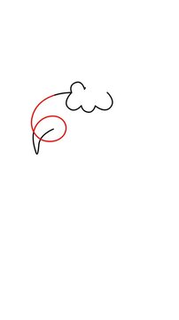 How to draw ram from number 6 tutorial, easy line art animal drawing lesson for kids, simple step by step educational art animation video for children learning activity and creative channel.