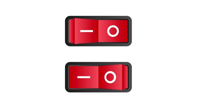 Multiple power toggle switches turning on and off