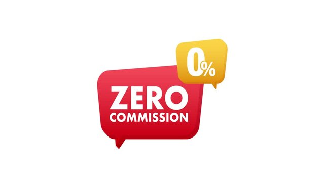 Zero commission special offer animated banner