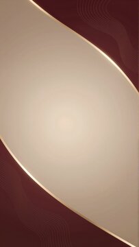 abstract background curved shape center shape light beige color darker brown gradient sides background has subtle wave like pattern extends top corner bottom right corner wave appears thin wavy lines